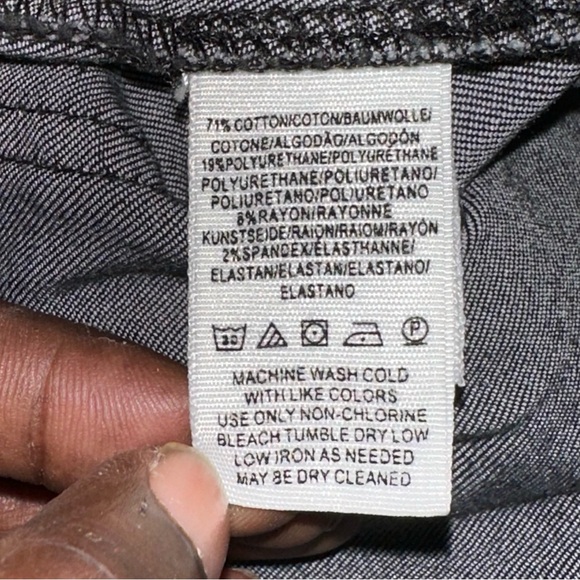 Free People Jeans Womens 26 Black Pull On Kick Flare Bell Bottoms Denim Stretch - Picture 4 of 8